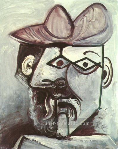Tete d Man 1973 2 cubist Pablo Picasso Ölgemälde